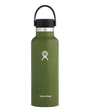 Hydro Flask 532ml 18oz Reusable Water Bottle - Olive