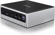 Mini Computer Windows 11 Core i7 8559U, Mini PC Dual NIC 8GB RAM DDR4, 256GB M.2 NVME SSD,Micro Computer Type-C,USB3.0,WI-FI,HDMI DP 4K ALLASONE