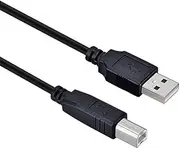 WEARE 5ft USB Type B MIDI Cable for Focusrite Scarlett Solo (2nd Gen), Scarlett 2i2 (1st Gen), Numark PT01 Scratch, Vangoa VGK6200, Peavey USB-P, DJ Controllers, Keyboards, Samplers, Effect Pads