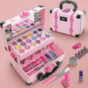 Safe Cosmetics Toys Set for Girls - 1 Set Kids Makeup Kit - Compatible with Girl - Cosmetics Playing Toys