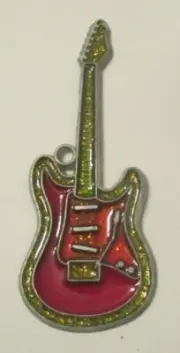 RED GUITAR SUNCATCHER (MUSICAL SUNCATCHERS)