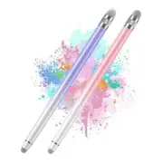 2PCS Stylus Pens for Touch Screens,Stylus Pen for A-White Pink / White Purple
