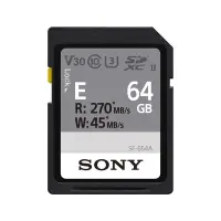 在飛比找Yahoo奇摩購物中心優惠-SONY SDXC U3 64GB 記憶卡 SF-E64A 