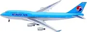 Pre-Built Model Aircraft 35CM for Korean Air B747-400 HL7461 Desktop Display Metal Model 1:200 Scale Diecast Aircraft Replica Miniature Airplane Model