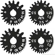 Gear Tooth Gauge Set - Diametral Pitch/Module 14.5/20PA (Set of 4)