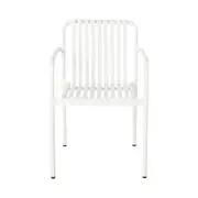 Kasper Aluminium Dining Chair White