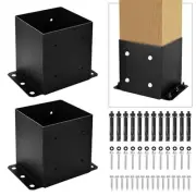 6x6 Post Base, Inner Size 5.5"x5.5"Deck Post Base, Deck Post Base for Set 2