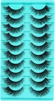 Manga Lashes False Eyelashes Look like Individual Clusters Fluffy Faux Mink Lash