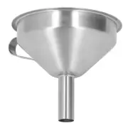 Kitchen Large Funnel Comfortable Grip Stainless Steel Funnel Thickened Handle