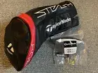 TaylorMade Golf Stealth Black/Red Driver Headcover W/ Adjustment Wrench