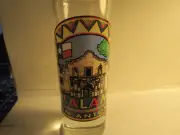 San Antonio Texas-4" shooter Shot Glass w/ The Alamo- logo picture- new