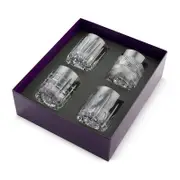 William Yeoward Crystal Skye Double Old Fashioned, Set of 4