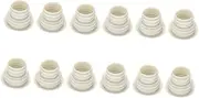 12pcs Telescopic Sink Plug Silicone Drain Cover Odor-Proof for Kitchen Bathroom Sinks