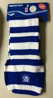 AFL NORTH MELBOURNE KANGAROOS SCEANIE SCARF/BEANIE OFFICIAL AFL BRAND NEW