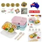 Lightweight, Leak-Resistant Bento Lunch Boxes - Stackable Meal Prep Solution