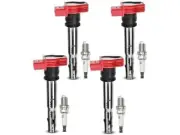 Ignition Coil Set with Spark Plugs For 2007-2009 Audi S8 5.2L V10 2008 FW262BP (for: Audi)
