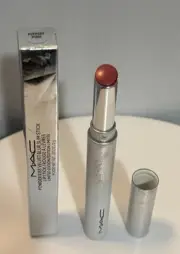 MAC Powder Kiss Velvet Blur Slim Stick Lipstick .07oz/2g ( PEPPERY PINK) NIB