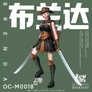 63mm Resin Figure Sword Girl Unassembled Unpainted M18