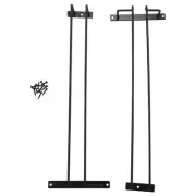 Stemware Wine Glass Hanger Rack Under Cabinet Kitchen Bar Storage Black6163