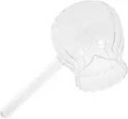 Pitcher with Striped Design Small Glass Pitcher Frother Cup Creamer Pitcher Heat Resistant for Honey Sauce for Friends