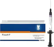 Fissurit F Fissure Sealant Syringe – 2 x 2g | Light-Curing Dental Pit & Fissure Sealant | High-Quality Resin-Based Protective Coating for Enamel | Professional Use