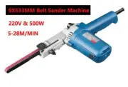9X533 Mini Electric Handheld Belt Sander Grinding Machine Angle Grinder Polisher