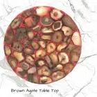 Home Round Agate Stone Accent Table / Agate Stone Coffee/Dining (Customisable)