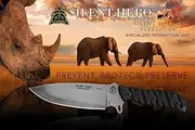 Tops Silent Hero Knife Hunting Survival HERO-01