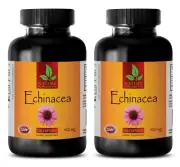 Nature Echinacea Extract - Immune System Health - Helthy Skin - 2 Bottles