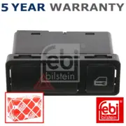 Febi Hazard Light Switch Fits BMW 3 Series 1997-2007 X5 2000-2006 Z4 2002-2009