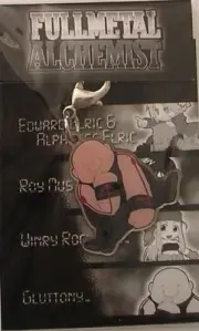 Fullmetal Alchemist Gluttony Fastener Anime Manga MINT