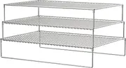 LANEJOY 3-Tier Stackable Cooling Racks for Cooking and Baking Stainless Steel Wire Cooling Rack Oven & Dishwasher Safe (16.5 * 11.5 * 3.3 inch)