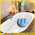 SPA Inflatable Cushion Tub Anti-Hemorrhoids Inflatable Seat Bath Pad (Blue) *AU