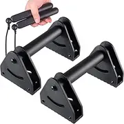 Leikefitness Push-up Stand + a pair of rope skipping. Pushup Bars Non-Slip Base Exercise Home Workout Equipment. Push Up Bar Non-Slip Base Pushup Handles Fitness Push Up Bars for Men & Women with One