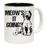 Meows It Going Cat Kitten Pussy Cats Mug Cup