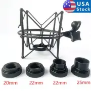 Microphone Metal Shock Mount Bracket Spider Shockproof Suspension Mic Holder