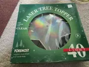Vintage 90s Foremost Laser Star Tree Topper! NIB!