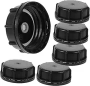 COSMEVIVI 6pcs Gas Can Caps Replacement Portable Threaded Caps for Gasoline Cans Breathable Design for Pressure Relief Fits Inner Outer
