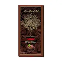 在飛比找momo購物網優惠-即期品【Cocoacara】波蘭精選77%純黑巧克力100g