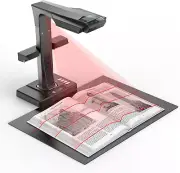 CZUR ET24 Pro Professional Book/Document Scanner, 24MP HD Camera, 3Rd Gen Auto-F