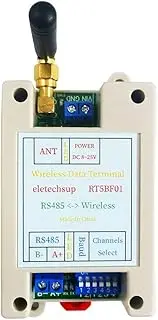 Snblzhef DC 12V 24V Din Rail DIP Switch RS485 Wireless Transceiver 20DBM -121dBm UART Transmitter and Receiver Modbus RTU Module