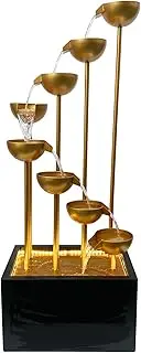 LED Copper Bowls Cascade Water Feature Water Fountain
