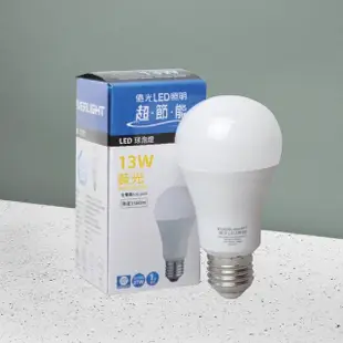 【Everlight 億光】6入組 LED 13W 白光 黃光 自然光 全電壓 E27 戰鬥版 球泡燈