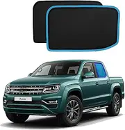 OTTO Custom Magnetic Mesh Sun Shade for Volkswagen VW Amarok 2022-2025, Side, Rear Windows, Privacy Shield, Sun Blind for Baby Protection, UV/Heat Reduction, Camping Accessories