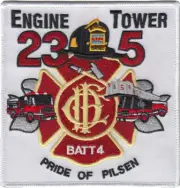 CHICAGO FIRE DEPARTMENT HOUSE PATCH: Engine 23 / Tower 5 / Battalion 4, Pride...