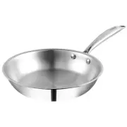 Vinod Platinum Triply Stainless Steel Frypan Induction & Gas Friendly, 1.5 Ltrs