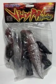 Marmit Vinyl Paradise USA Baby Godzilla Sofubi 6” Figure Set 1998 New