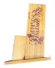 Wood Knife Holder Block Stand 5-Slot Universal Knives Storage Box Organizer