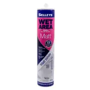 Selleys 420g Matt White Wet Area Waterproof Silicone Sealant
