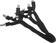 MUSISALY Suspenders for Bed Sheets 2 Pack Bed Sheet Bands Anti-Slip Clips Adjustable Fasteners for Quilt Sofa Covers